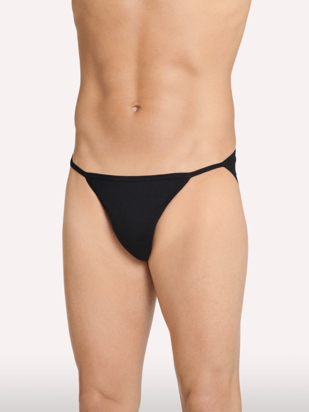 RARE men's Jockey Elance string bikinis skinny sides - 3 pack